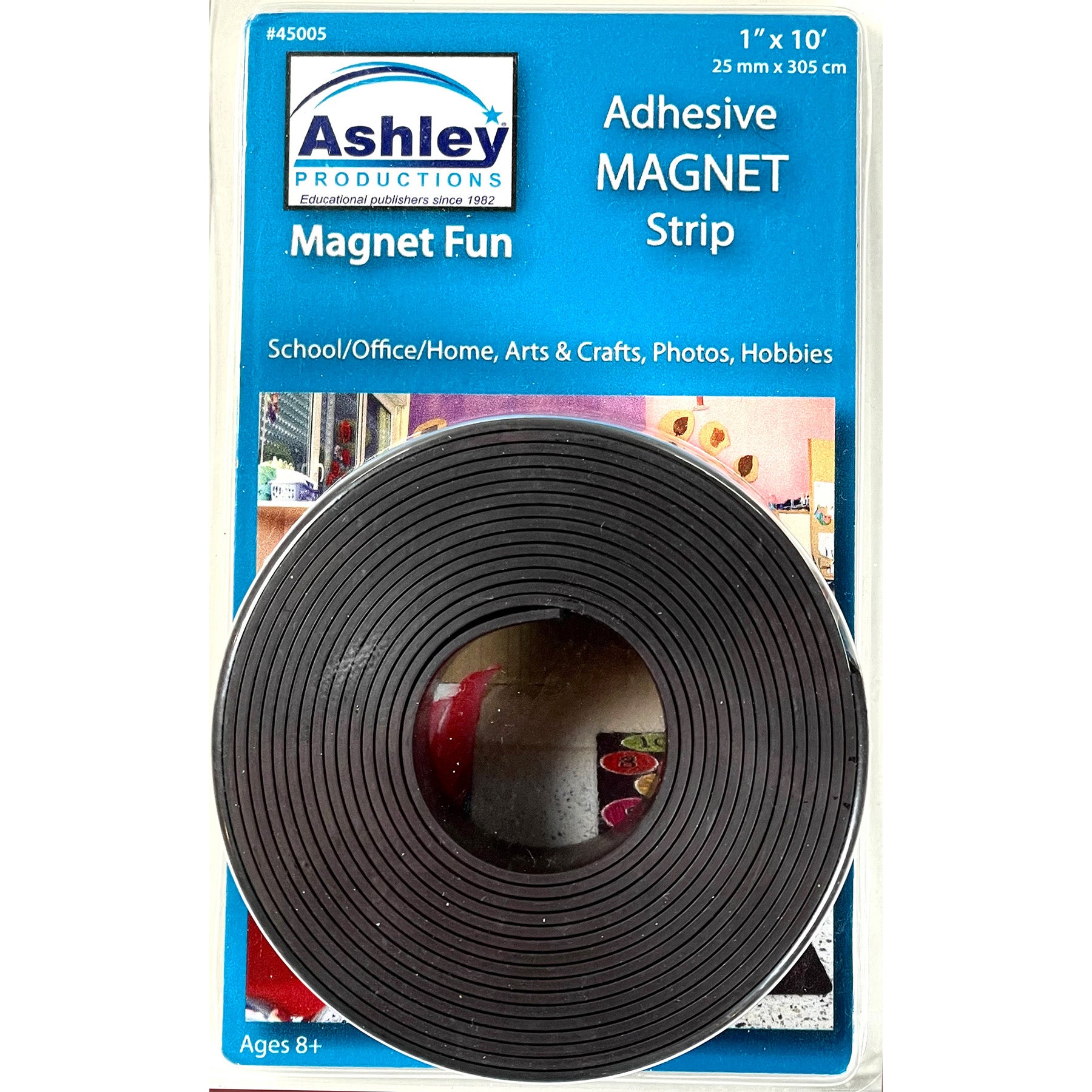 MAGNETIC ADHESIVE STRIP 1IN X 10FT
