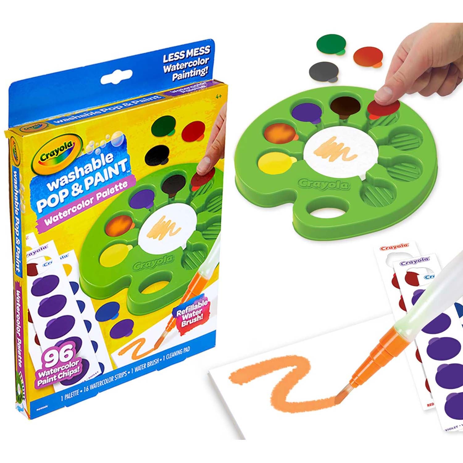 Pop & Paint Washable Watercolor Palette