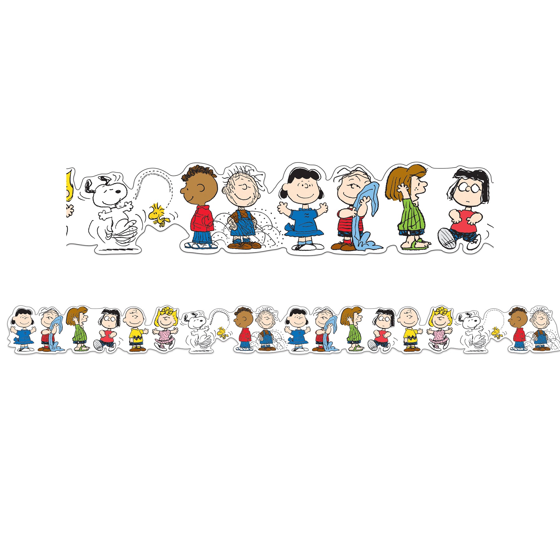 Peanuts® Character Lineup Extra Wide Die-Cut Deco Trim®, 37 Feet