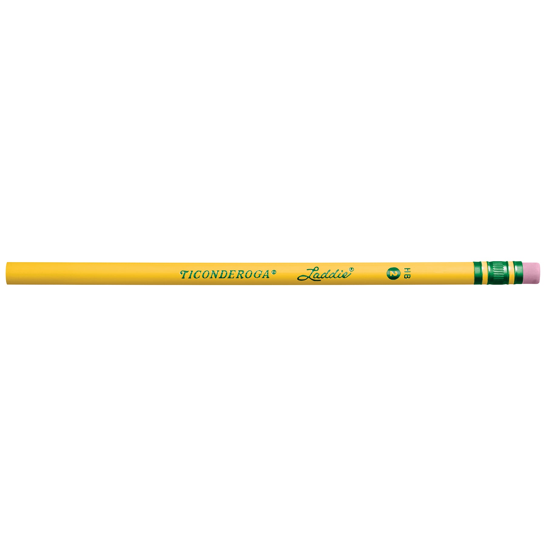 Laddie® Wood-Cased Pencils, #2 HB Soft, Yellow, 12 Ct