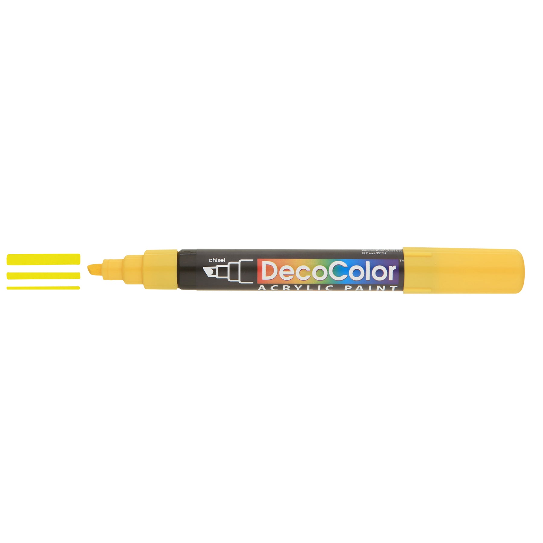 DecoColor® Acrylic Paint Pen, 315-S, Chisel Tip, Yellow #5