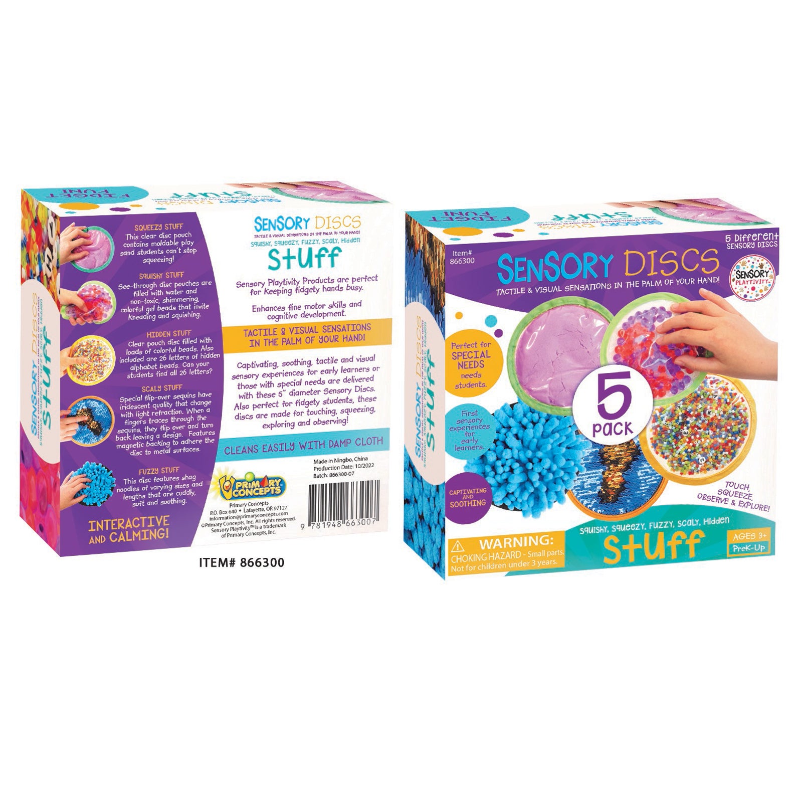 Sensory Discs, Set of 5