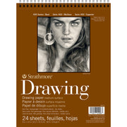 400 Series Drawing Pad, Smooth Finish, Wire Binding, 24 Sheet, 8x10 inch, 1 Count