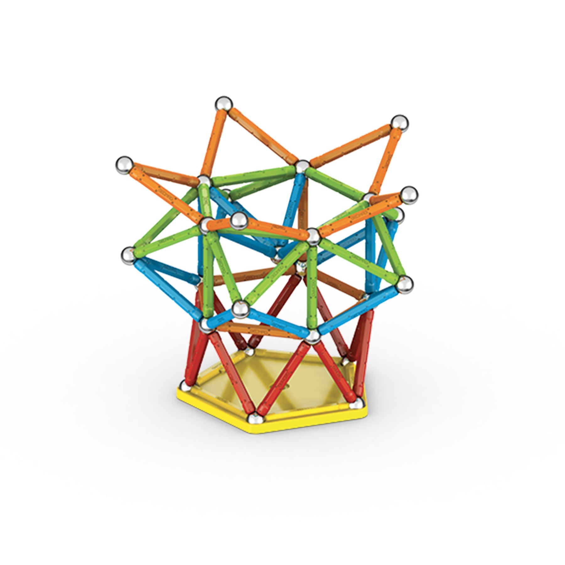 Geomag™ Supercolor Recycled Magnetic Building Set, 142 Pieces