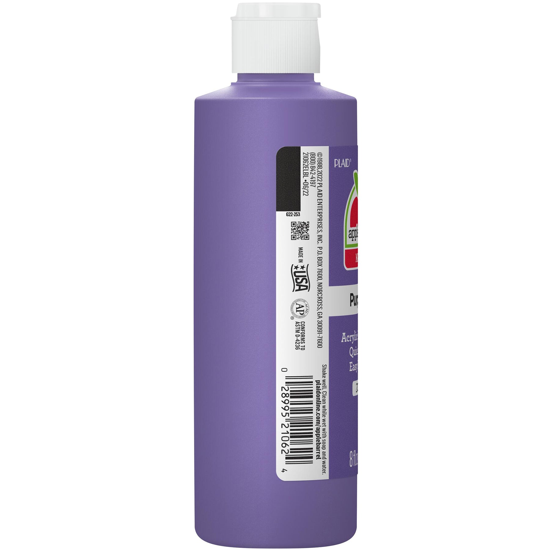 Acrylic Paint Matte, 8oz., Purple Iris