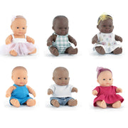 My Friends & Me Dolls, 8-1/4" Dressed, Set Of 6