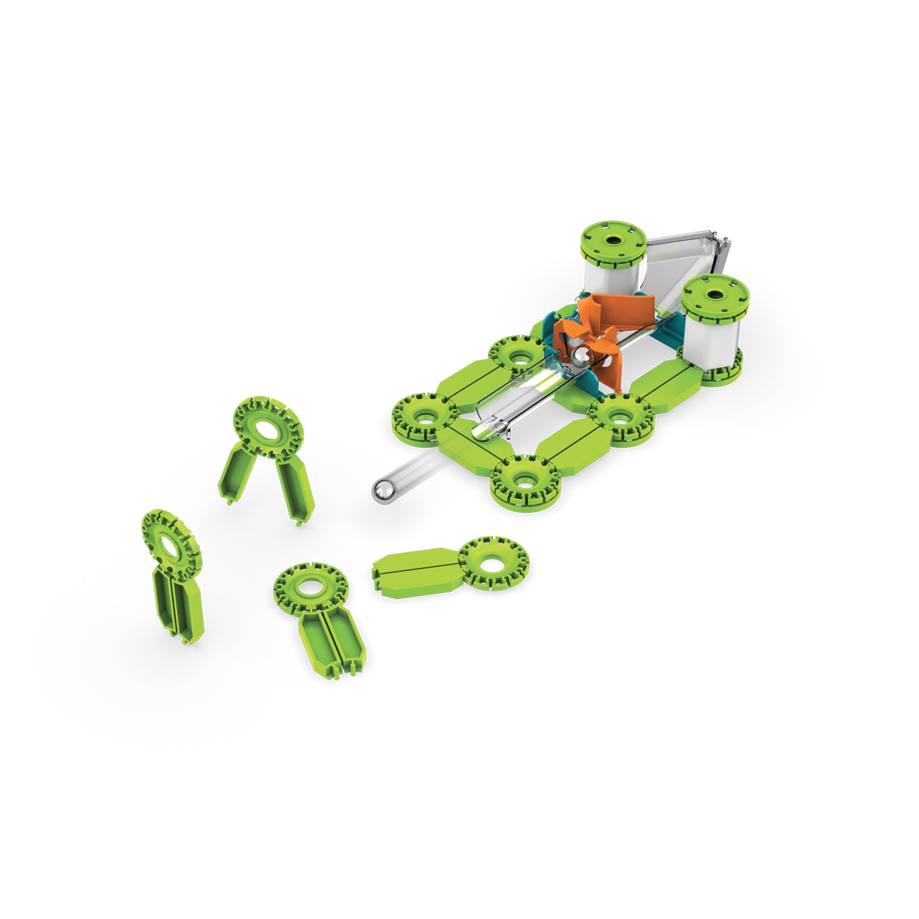 Geomag™ Mechanics Challenge, Goal, Magnetic Building Set, 96 Pieces
