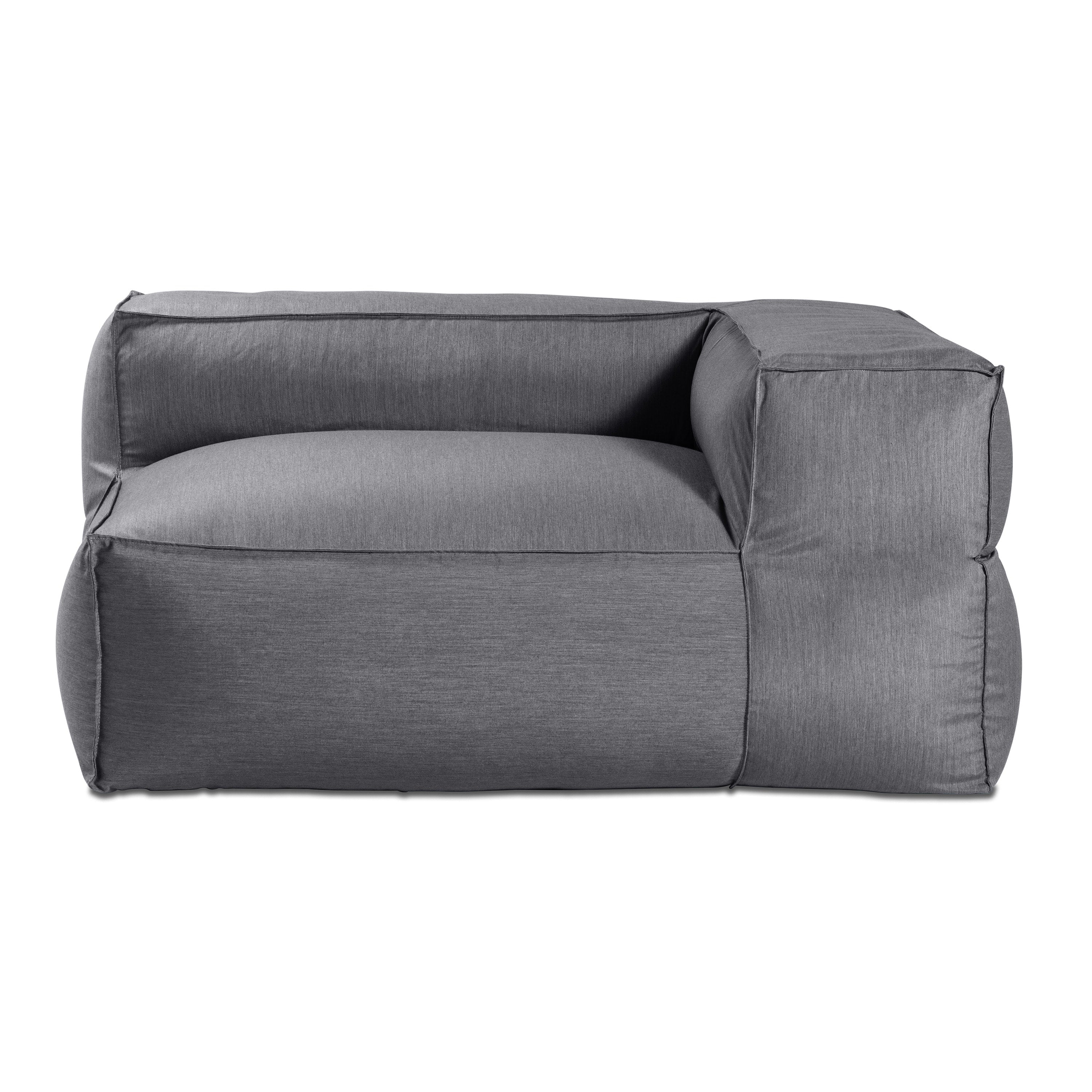 Baya Outdoor Ottoman - Sunbrella, Ash