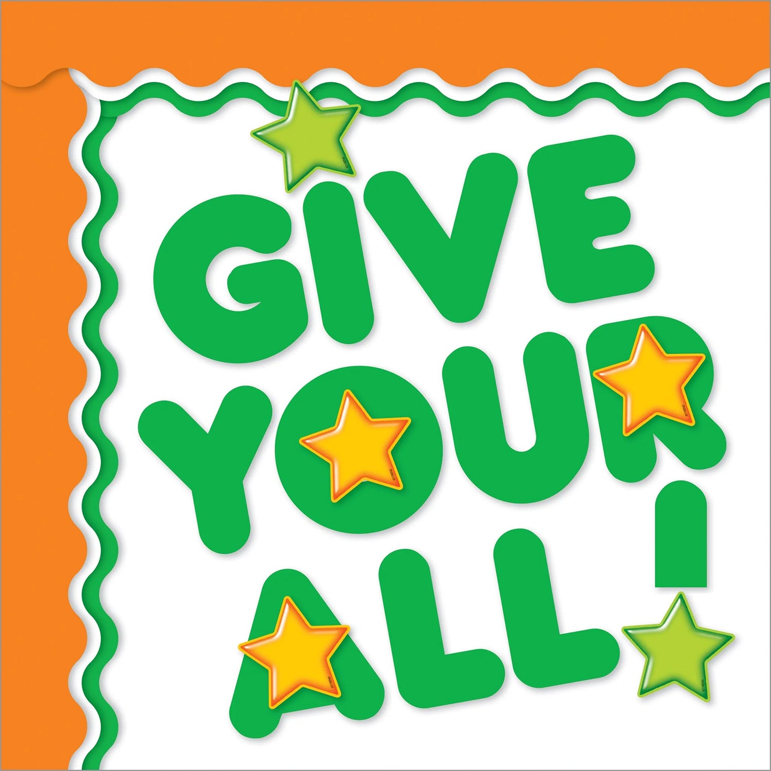 Green 4" Casual Uppercase Ready Letters®
