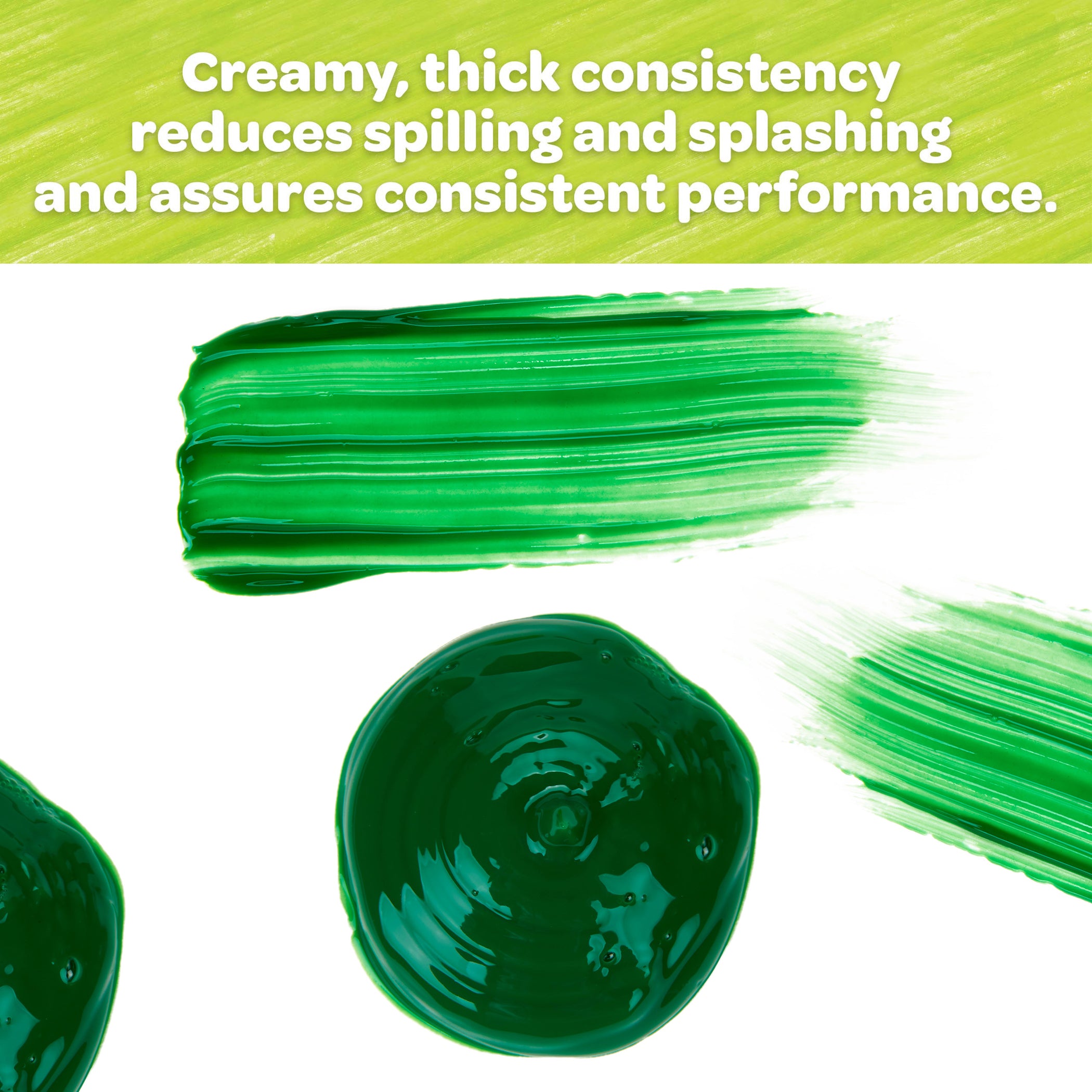 Washable Finger Paint, Green, 16 oz