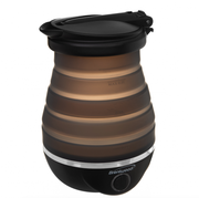 Brentwood BREKT1508BK Dual Voltage Collapsible Travel Kettle, Black