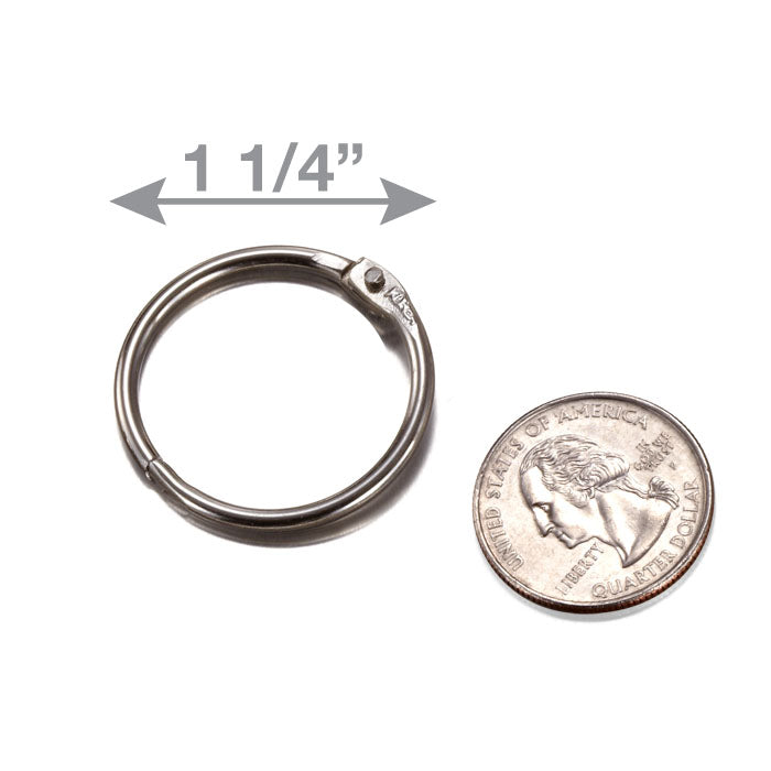 Loose Leaf Rings, 1.25" Diameter