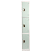 Large 3 Door Locker – Misty Green 4-Pack
