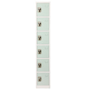 Large 6 Door Locker – Misty Green 4-Pack
