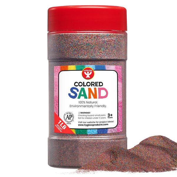 Colored Sand - 1lb. Rainbow Bright