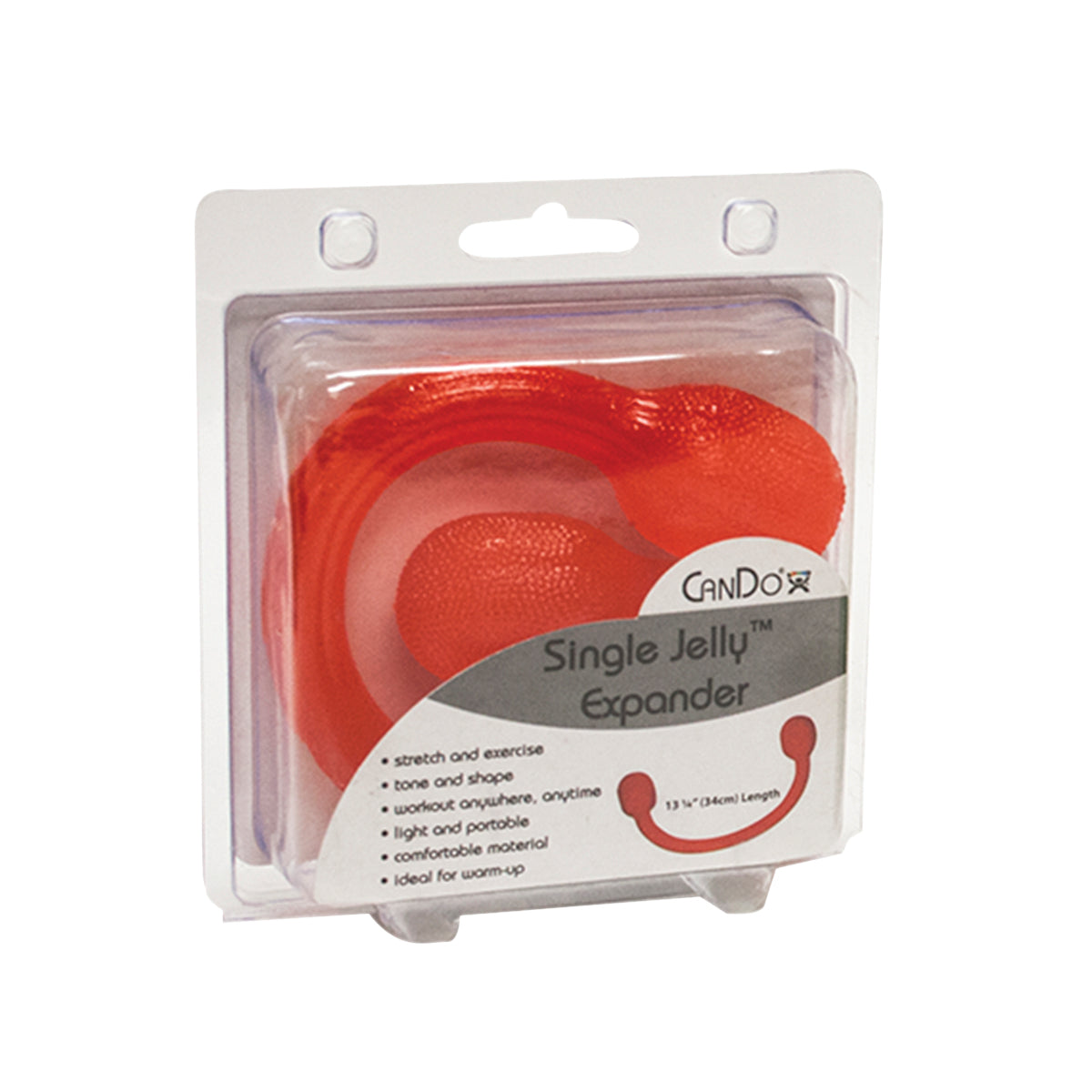 CanDo Jelly Expander Single Exerciser - red - light