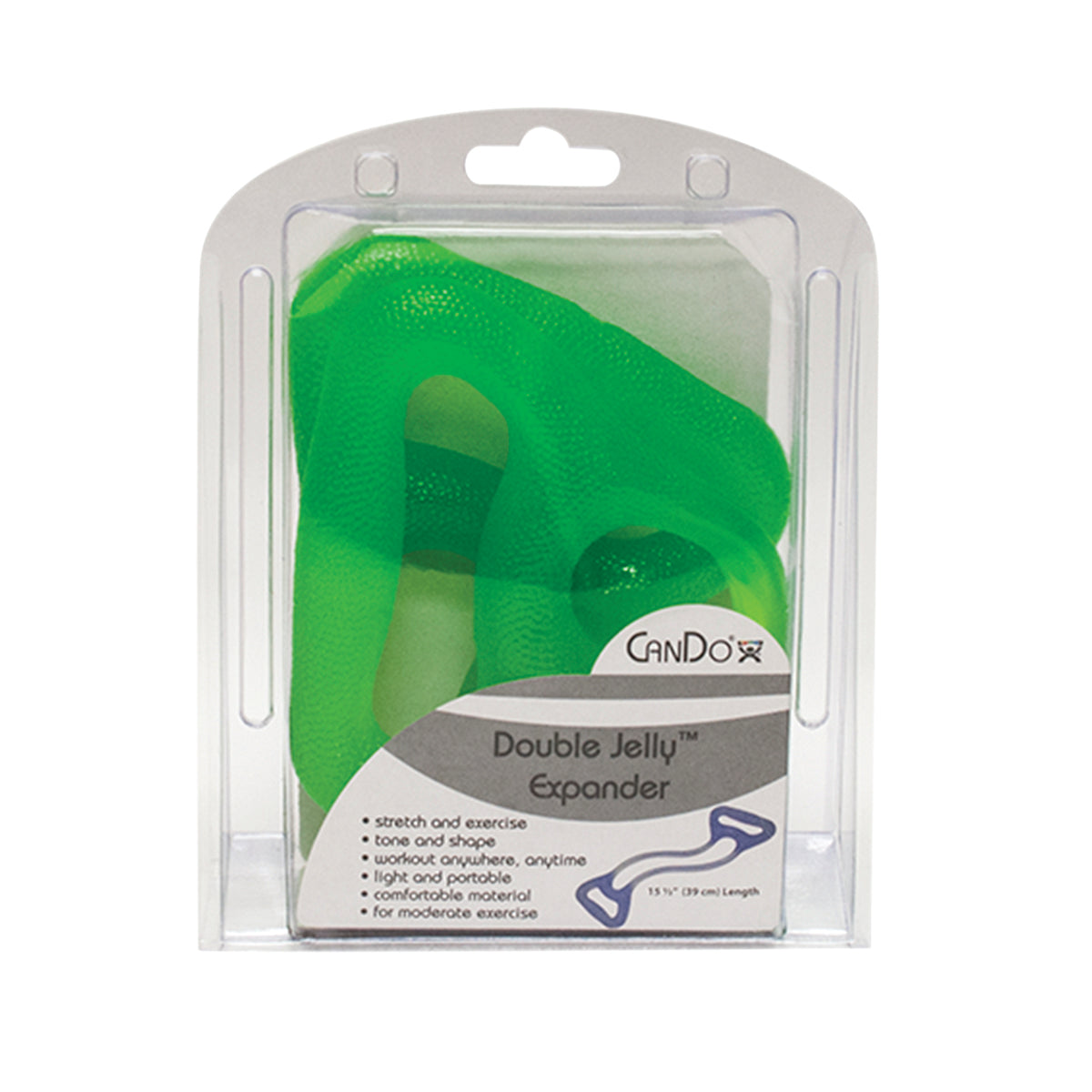 CanDo Jelly Expander Double Exerciser - green - medium