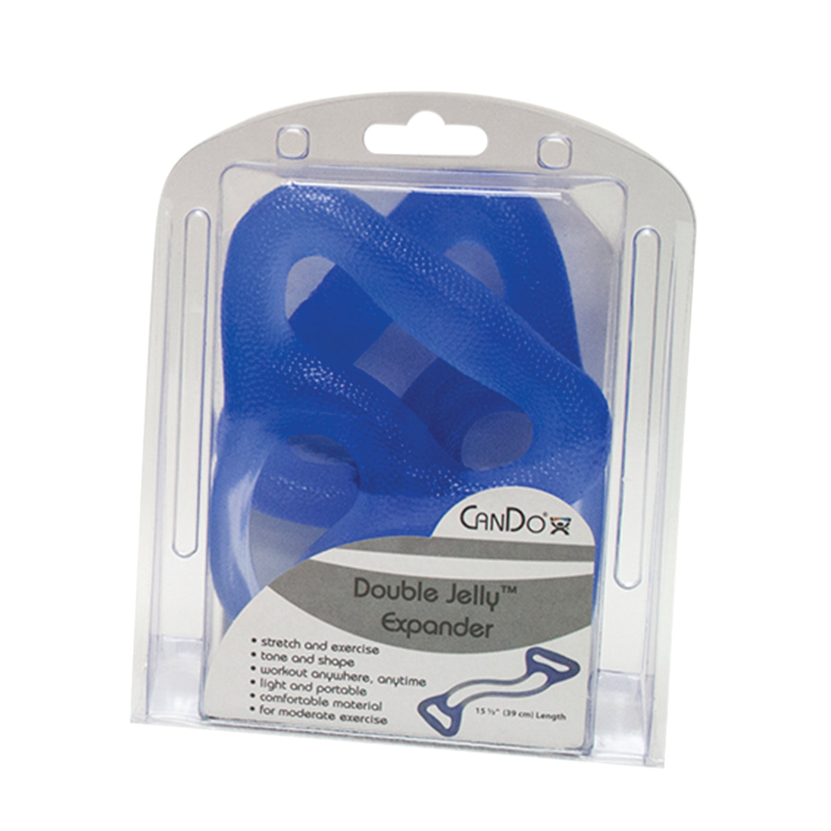 CanDo Jelly Expander Double Exerciser - blue - heavy