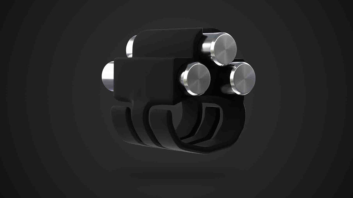 FingerWeights, 10-Finger Set, Black