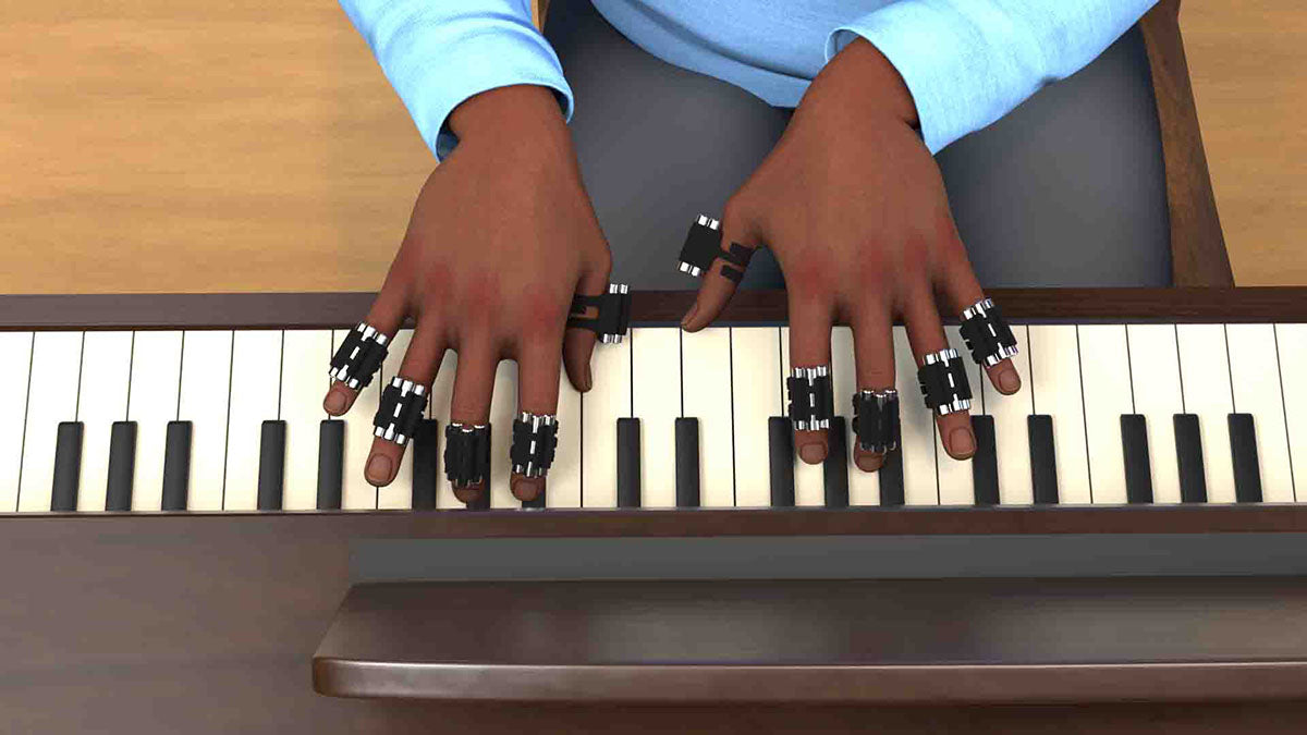 FingerWeights, 10-Finger Set, Black
