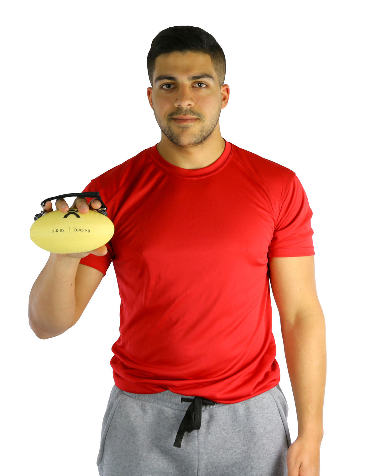 CanDo Handy Grip weight ball - 1 lb - Tan