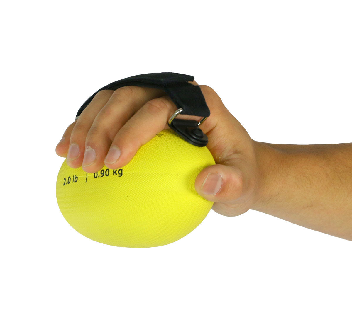 CanDo Handy Grip weight ball - 2 lb - Yellow