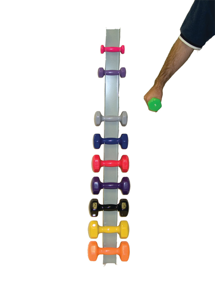 CanDo Dumbbell Wall Rack (10 Dumbbell Capacity)