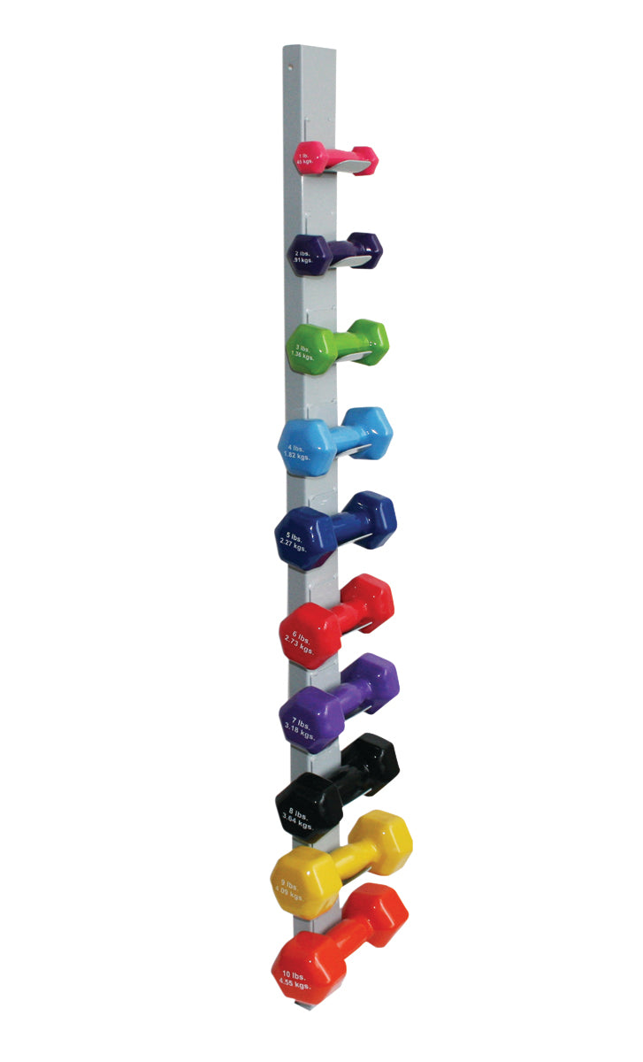 CanDo Dumbbell Wall Rack (10 Dumbbell Capacity)