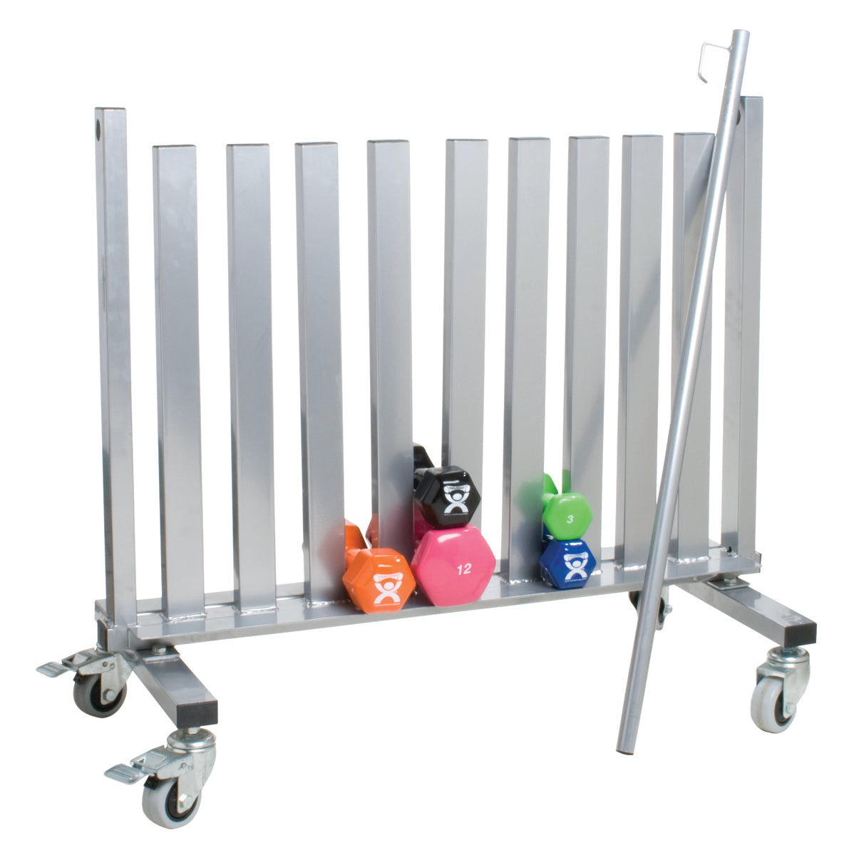 CanDo Dumbbell Mobile Studio Rack (1100 lb Capacity)