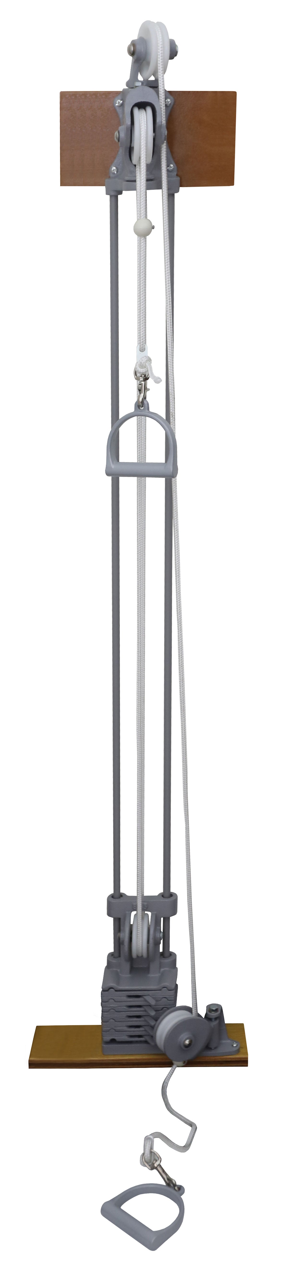 Chest Weight Pulley System - Dual handle (lower, mid) - one tower - 5 x 2.2 lb weights