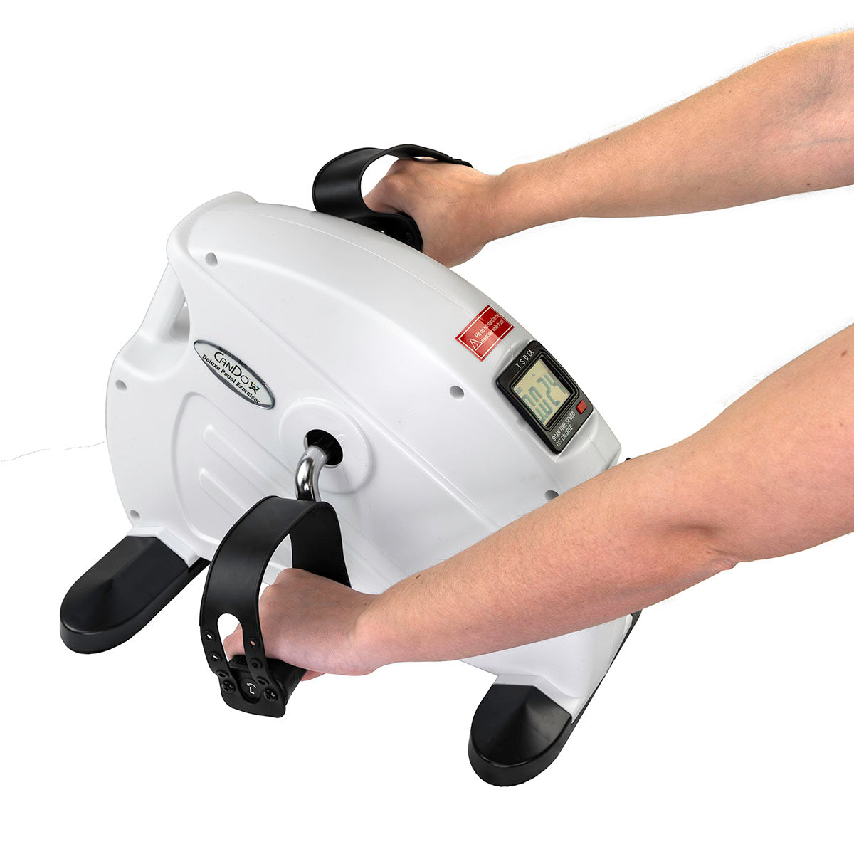 CanDo Deluxe Pedal Exerciser with LCD monitor