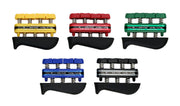 CanDo Digi-Flex hand exerciser - set of 5 (yellow, red, green, blue, black), no rack