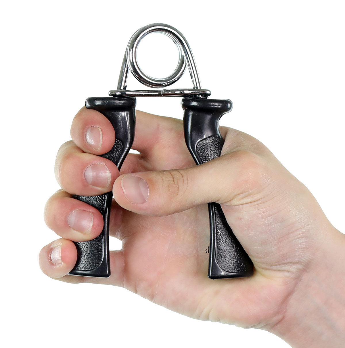 Fixed resistance hand grip, x-heavy, black, pair