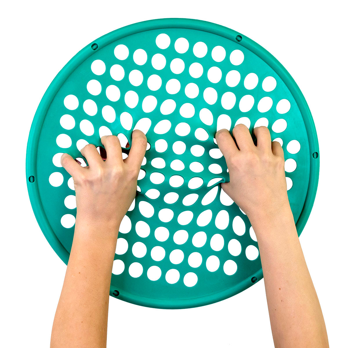 CanDo Hand Exercise Web - Low Powder - 14" Diameter - Green - Medium