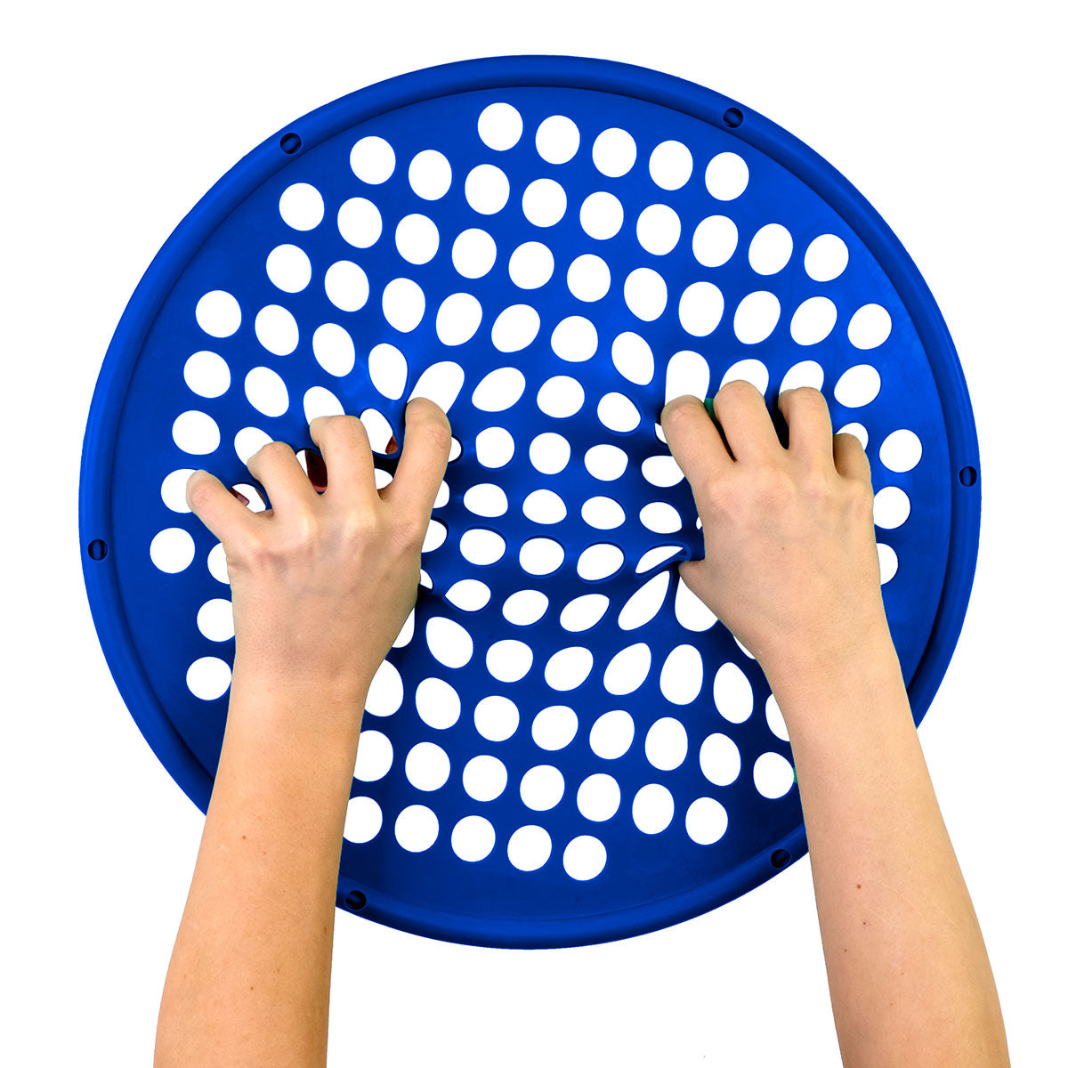 CanDo Hand Exercise Web - Low Powder - 14" Diameter - Blue - Heavy