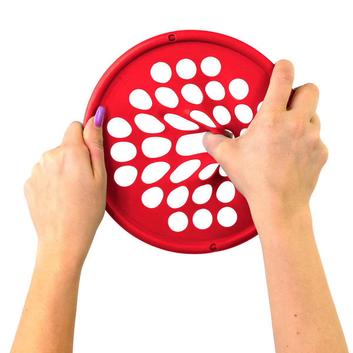CanDo Hand Exercise Web - Low Powder - 7" Diameter - Red - Light