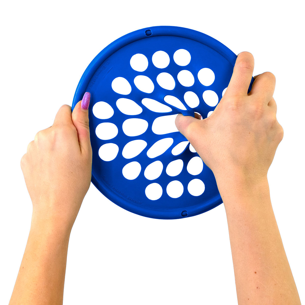CanDo Hand Exercise Web - Low Powder - 7" Diameter - Blue - Heavy
