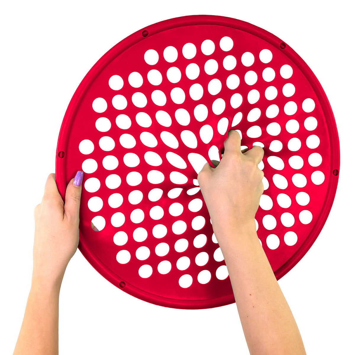 CanDo Hand Exercise Web - Latex Free - 14" Diameter - Red - Light