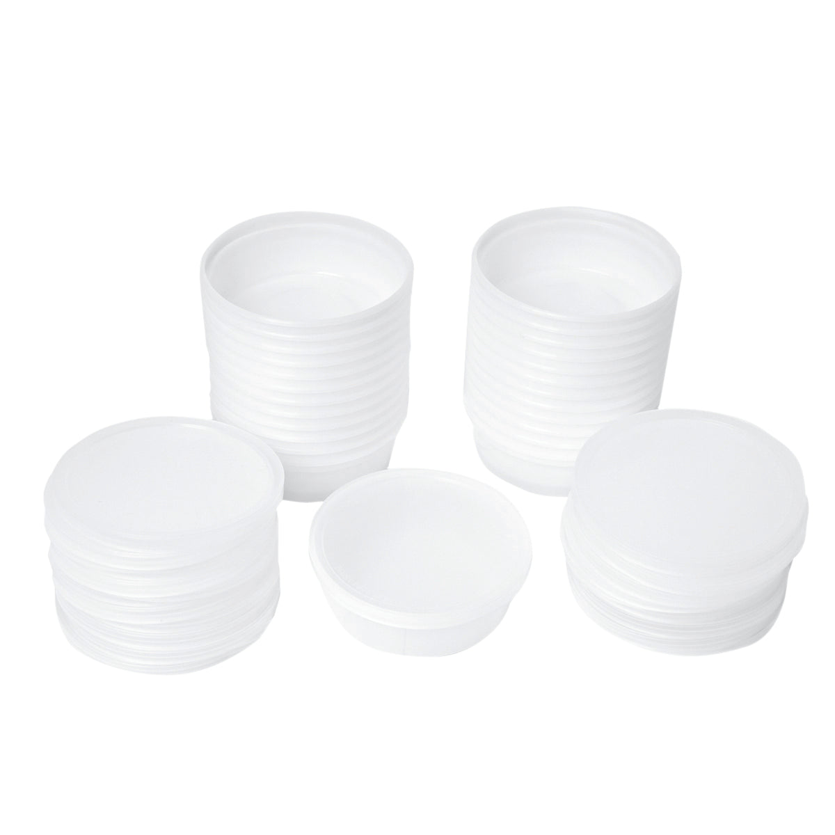 Theraputty Exercise Putty Containers and Lids, 4 oz and 6 oz putty ONLY, Pack of 25