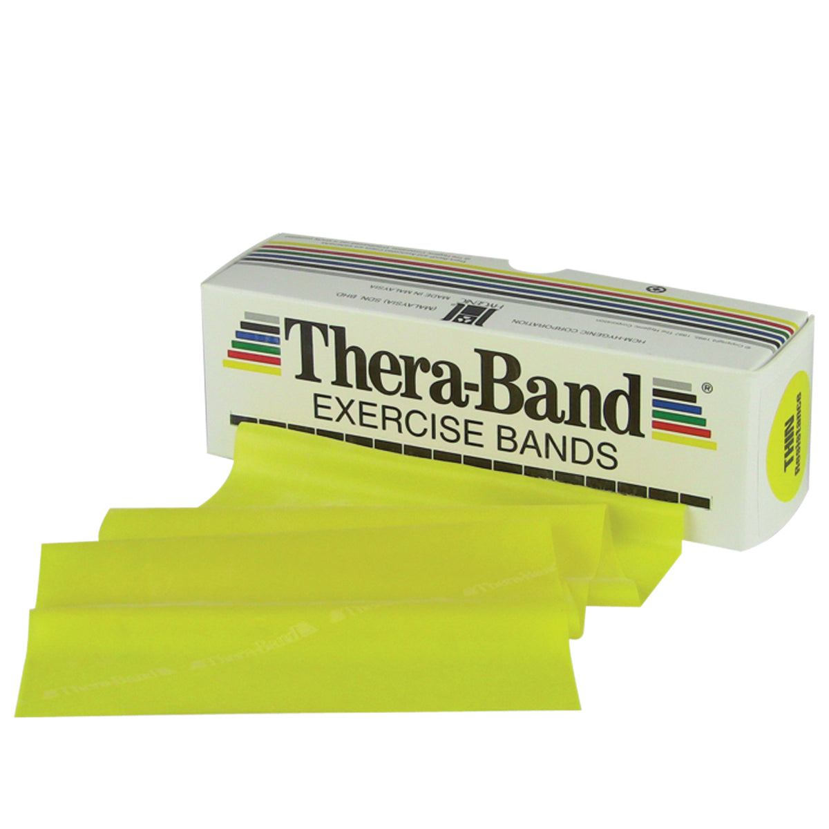 TheraBand exercise band - 6 yard roll - Yellow - thin