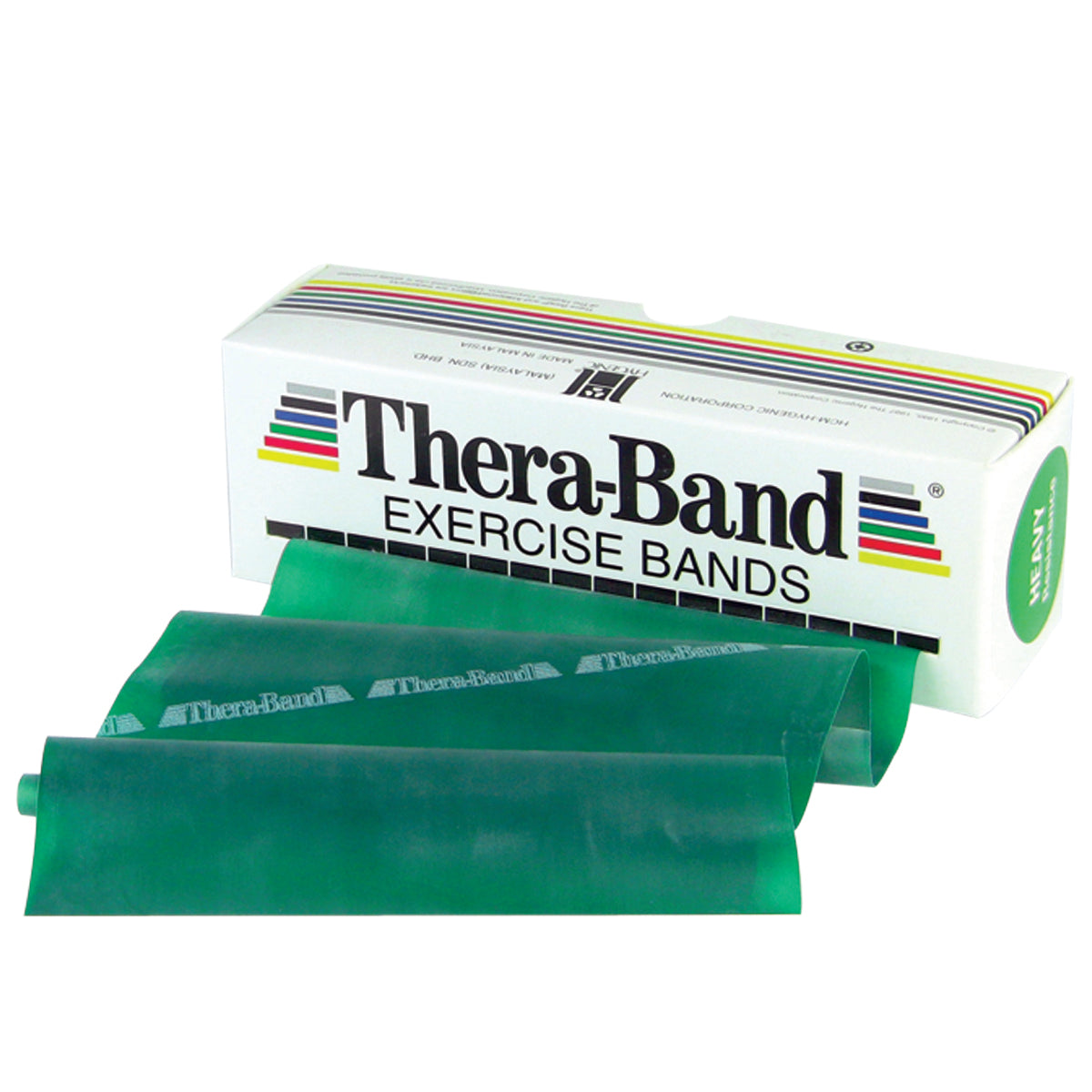 TheraBand exercise band - 6 yard roll - Green - heavy