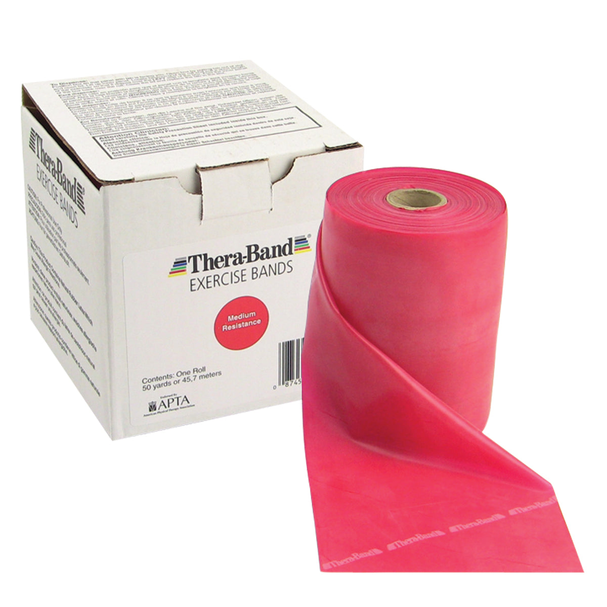 TheraBand exercise band - 50 yard roll - Red - medium