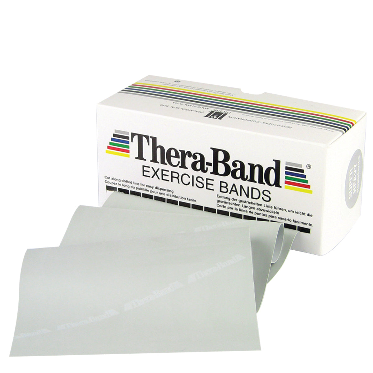 TheraBand exercise band - 6 yard roll - Silver - super heavy