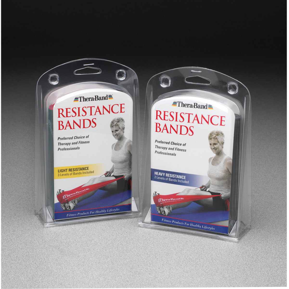 TheraBand Prescription pack, light, (yellow, red, green) band