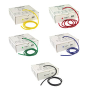 TheraBand exercise tubing - 100 foot roll - set of 5 (yellow through black)