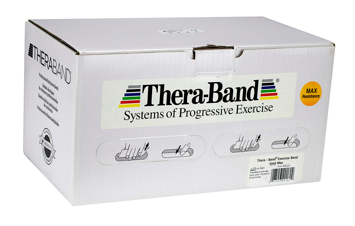 TheraBand exercise band - 50 yards (2 x 25 yard rolls) - Gold - max