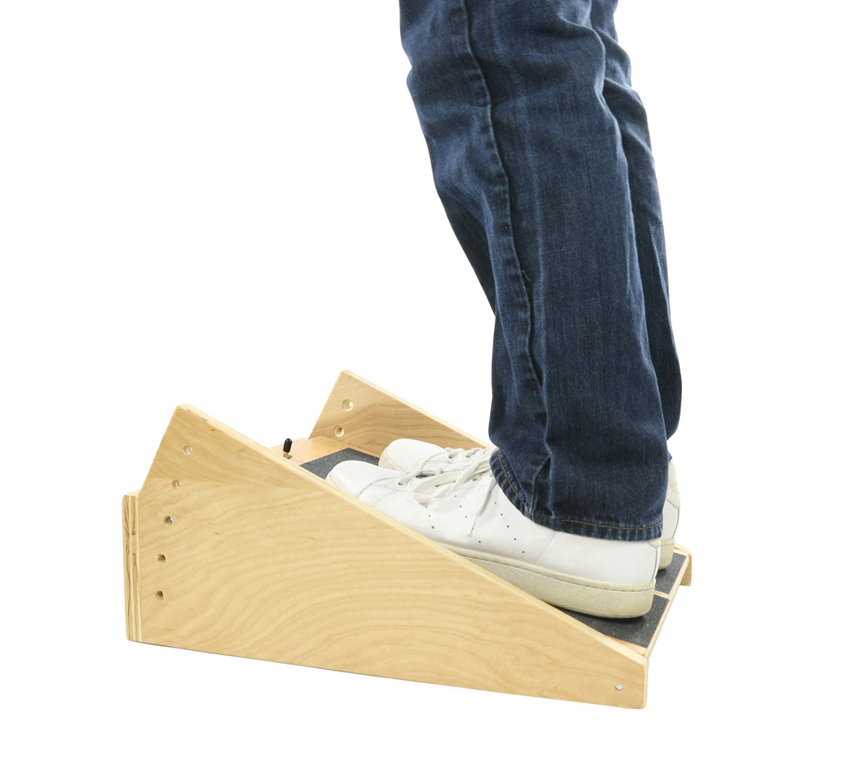 CanDo 5-Level Wooden Incline Board (5,10,15,20,25 degree elevation), 12.5" x 16" Surface