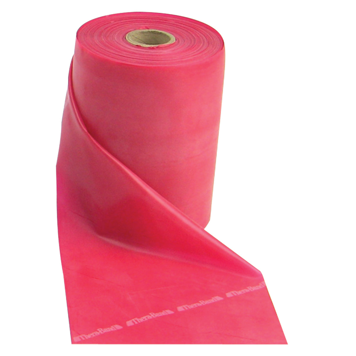 TheraBand exercise band - latex free - 50 yard roll - Red - medium