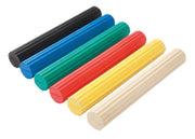 CanDo Twist-n-Bend Flexible Exercise Bar - 12" - 30-piece set (tan-black) (5 of each color)