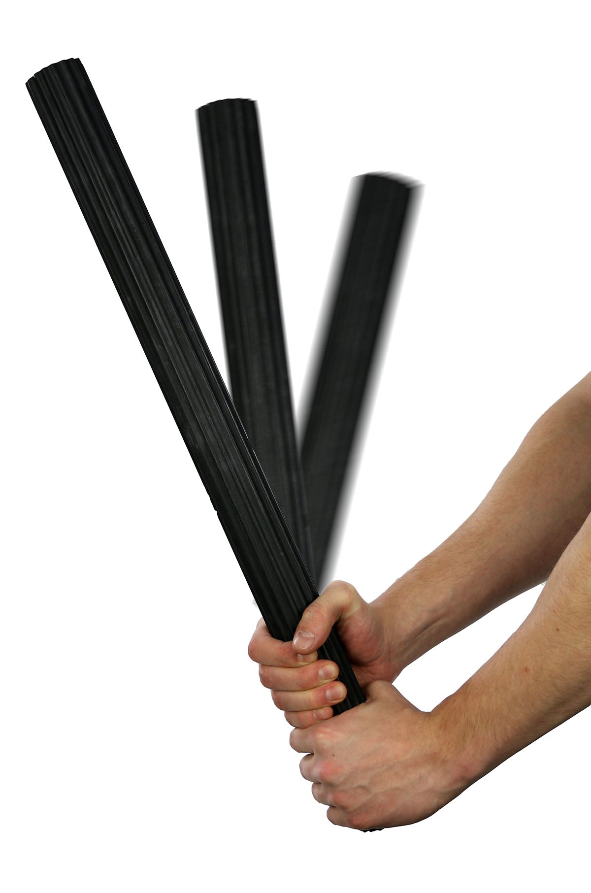 CanDo Twist-Bend-Shake Flexible Exercise Bar - 24" - Black - X-Heavy